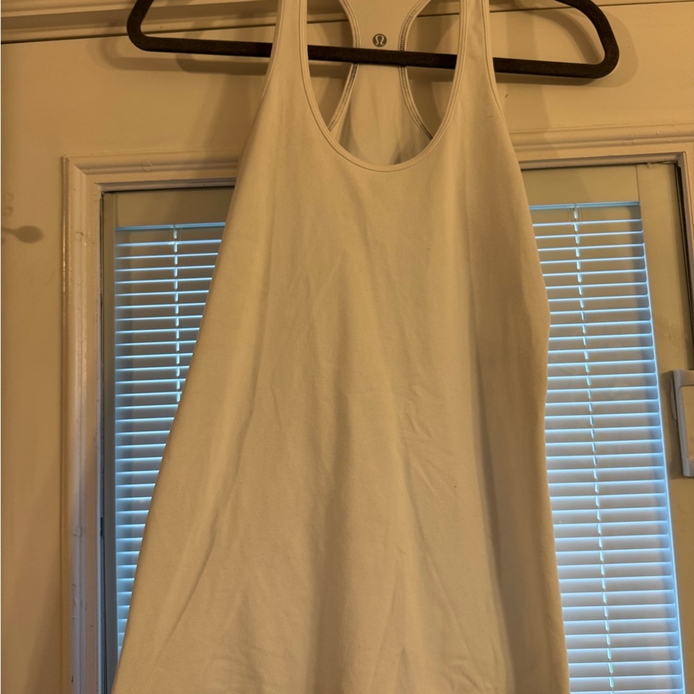 Lululemon Athletica Gray Relaxed Backless Tank Top